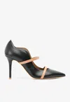 Malone Souliers Maureen Bicolor Leather Dual-band Pumps In Black