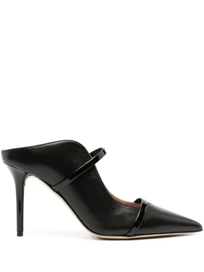 Malone Souliers Maureen 85mm Leather Mules In Black