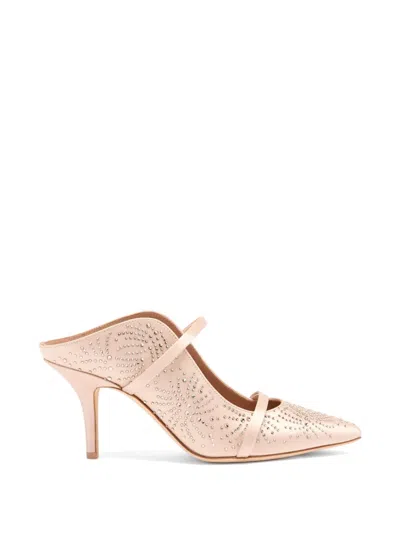 Malone Souliers Maureen Crystal-embellished Mules In Gold