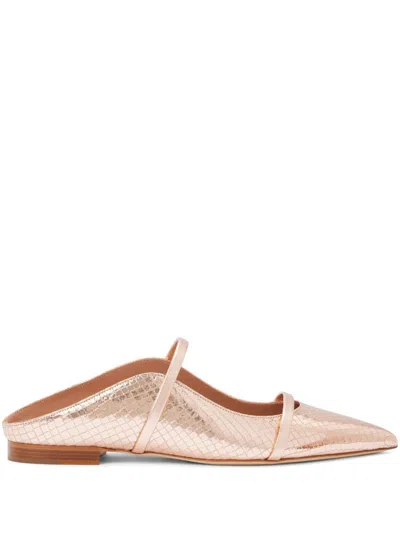 Malone Souliers Maureen Flat Mules In 粉色