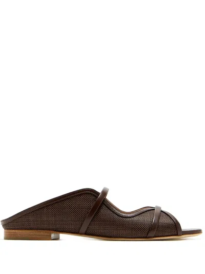 Malone Souliers Maureen Flat Mules In ブラウン