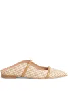 Malone Souliers Maureen Flat Mules In Neutral