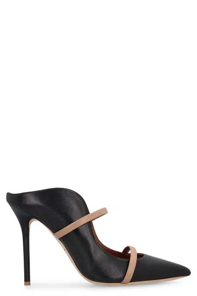 Malone Souliers Maureen 100 Mules In Nappa Leather In Black