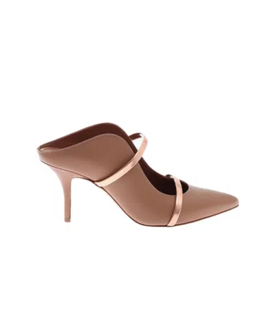 Malone Souliers Maureen Leather Mules In Brown