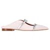 Malone Souliers Maureen Mules In Pink Satin In Pink