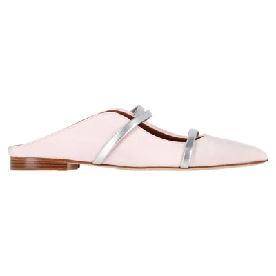 Malone Souliers Maureen Mules In Pink Satin