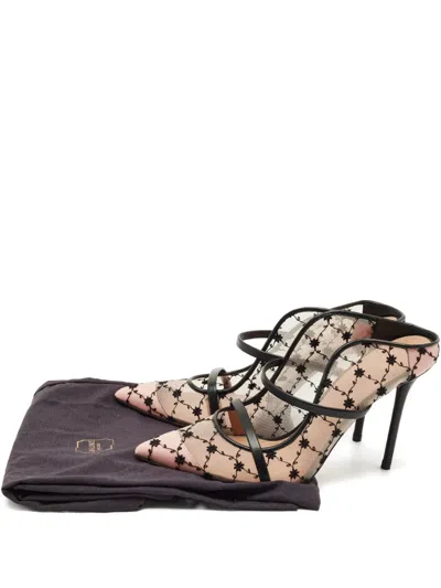 Pre-owned Malone Souliers Maureen Mules In Pink