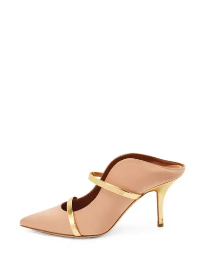 Pre-owned Malone Souliers Maureen Mules In Pink