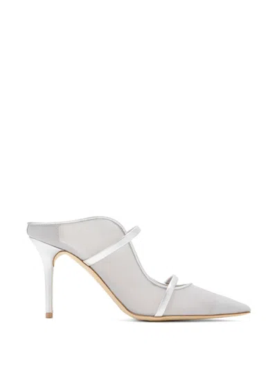 Malone Souliers Maureen Mules In Silver