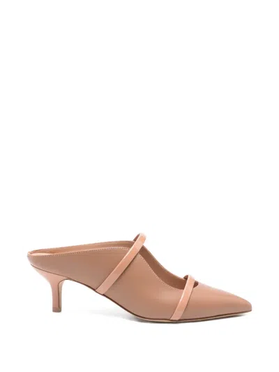Malone Souliers Maureen Pointed Straps Mules In Brown