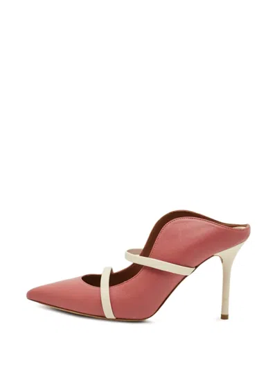 Pre-owned Malone Souliers Maureen Pointed-toe Sandals In Pink