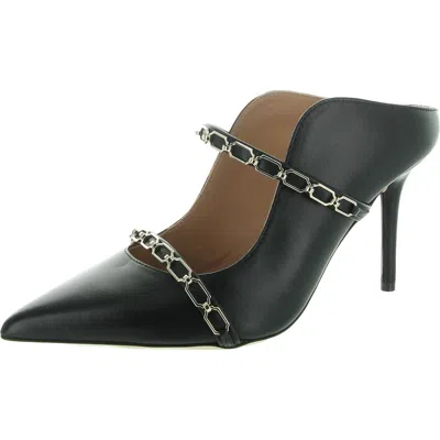 Malone Souliers Maureen Womens Chain Leather Mules In Black