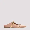 Malone Souliers Maureene Pointed Strap Mules In Nude