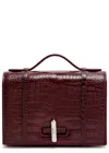 Malone Souliers May Crocodile-effect Patent Leather Top Handle Bag