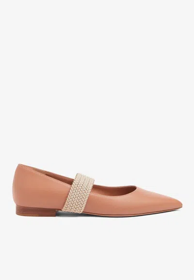 Malone Souliers Melanie Leather Pumps In Pink