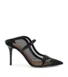 Malone Souliers Mesh Maureen Heeled Mules 85 In Black