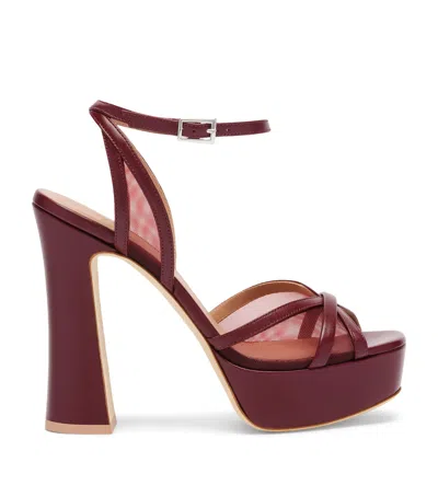 Malone Souliers Mesh Sylvie Platform Sandals 125