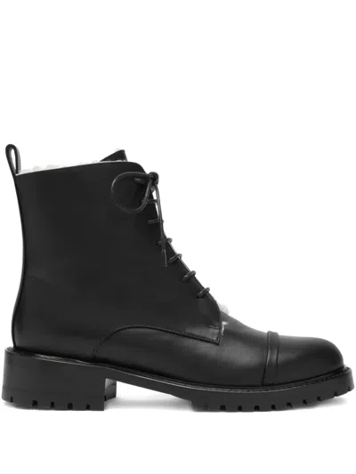 Malone Souliers Miller Combat Boots In Black