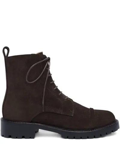 Malone Souliers Miller Combat Boots In Brown