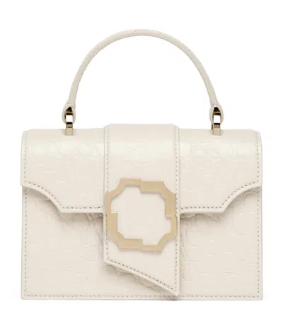 Malone Souliers Mini Croc Embossed Leather Top-handle Bag