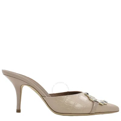 Malone Souliers Missy 70mm Pointed-toe Mules In Gold