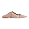 Malone Souliers Open Heel Ballerinas In Beige