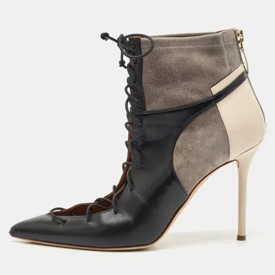 Malone Souliers Multicolor Leather And Suede Montana Booties