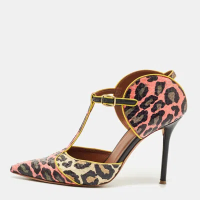 Pre-owned Malone Souliers Multicolor Python Leather Imogen Pumps Size 37