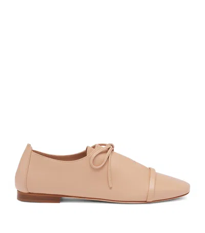 Malone Souliers Nappa Leather Lace-up Jean Flats