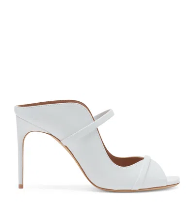 Malone Souliers Nappa Leather Noah Heeled Sandals 90 In White