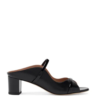 Malone Souliers Nappa Leather Norah Heeled Sandals 45 In Black
