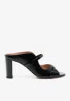 Malone Souliers Norah 70 Leather Sandals In Black
