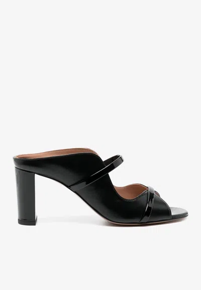 Malone Souliers Norah 70 Leather Sandals In Black