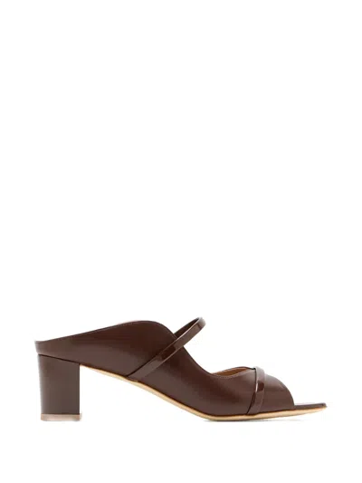 Malone Souliers Norah Strap Heeled Mules In Brown