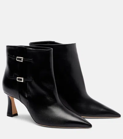 Malone Souliers Norma 70 Leather Ankle Boots In Black