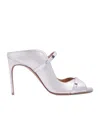Malone Souliers Open-toed High-heeled Sandals In White
