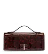 Malone Souliers Patent Leather Leopard Print May Clutch Bag