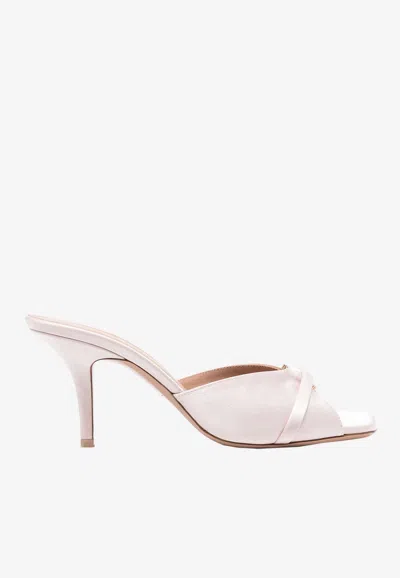 Malone Souliers Patricia 70 Satin Mules In Pink