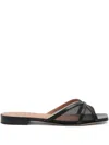 Malone Souliers Perla Flat Sandals In Black