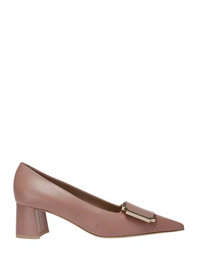 Malone Souliers Pink Leather Pumps