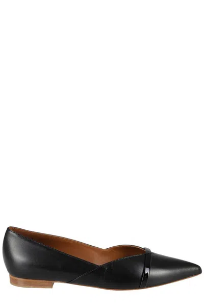 Malone Souliers Pointed In Black