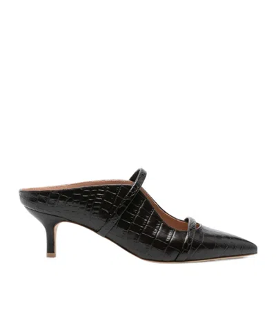 Malone Souliers Pointed High Heel Sandals In Black