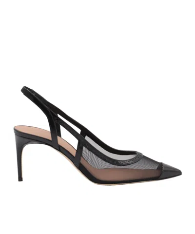 Malone Souliers Pointed High-heeled Sandals In Black