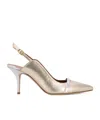 Malone Souliers Pointed High-heeled Sandals In Nude