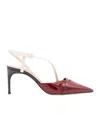 Malone Souliers Pointed High-heeled Sandals In Red