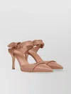 Malone Souliers Pointed Toe Knotted Strap Mule In Brown