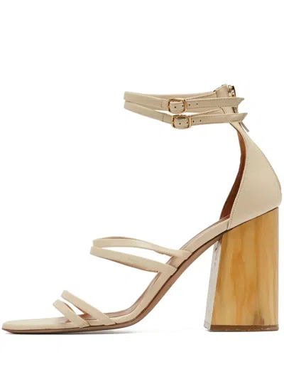 Pre-owned Malone Souliers  100mm Leather Sandals