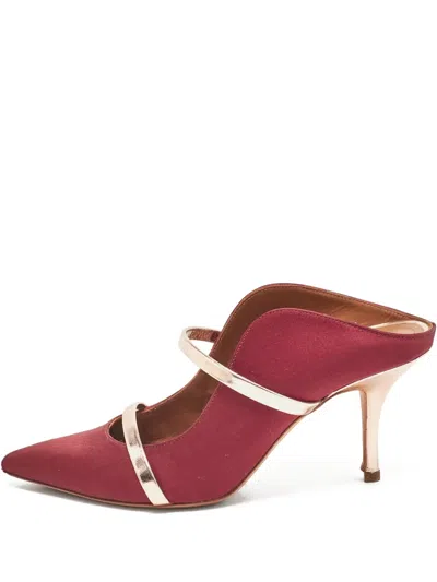 Pre-owned Malone Souliers  105mm Maureen Pointed-toe Mules