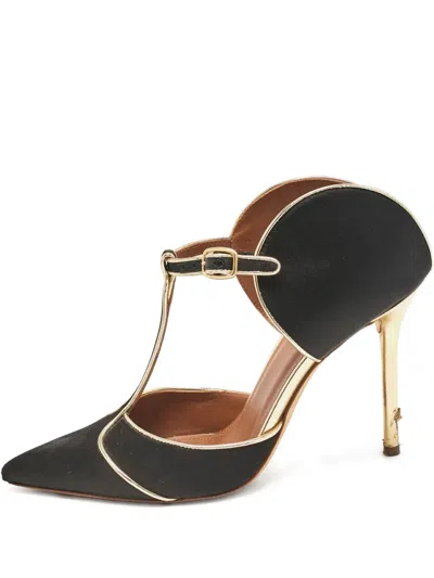 Pre-owned Malone Souliers  110mm Imogen T-bar High-heel Pumps