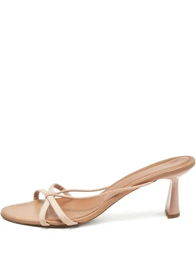 Pre-owned Malone Souliers  70mm Knot-embellished Sandals